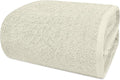DAN RIVER Pack of 1 Bath Sheet 40x80 Inches, Extra Large Quick Dry Bath Towels, Hotel Collection Towels for Adults - Ivory