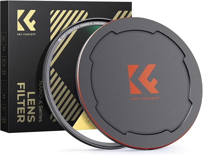 K&F CONCEPT 52mm Magnetic MC UV Lens Protection Filter + Lens Filter Cap | 1s by KFCONCEPT