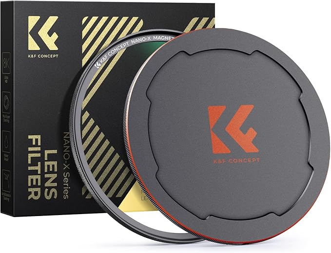 K&F CONCEPT 58mm Magnetic MC UV Lens Protection Filter + Lens Filter Cap | 1s by KFCONCEPT