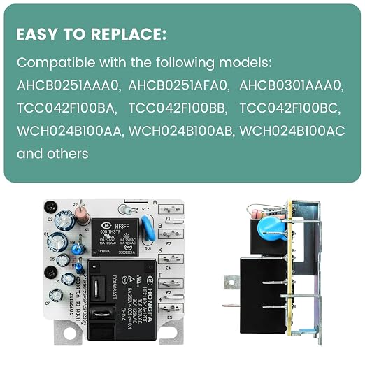 Haoguo Time Delay Relay 12V, The Replacement of RLY02807 Relay Switch, Suitable - Image 3
