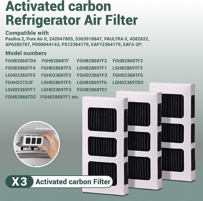 3 Pack Pureair Ultra ii Air filter Replacement, Compatible - Image 4