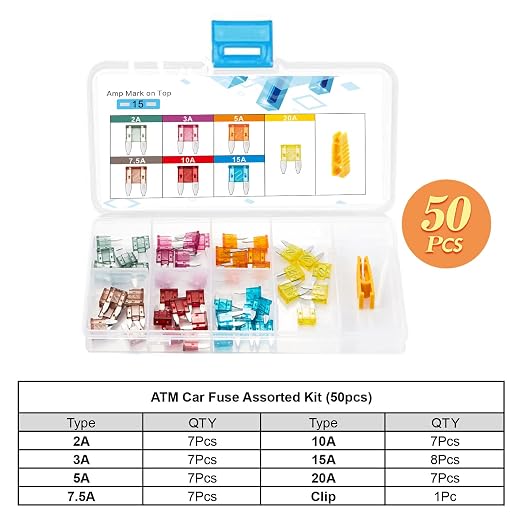 Chanzon UL Listed ATM APM Mini Blade Fuse Assorted - Image 5