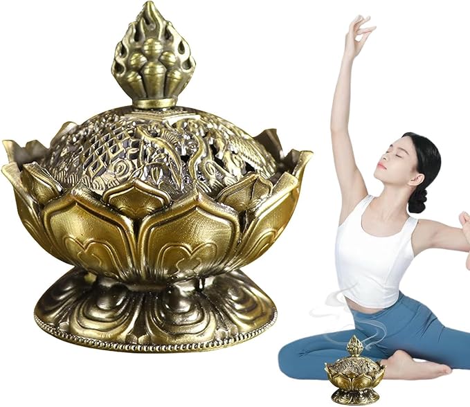 Cone Burner Statue – Aromatherapy Incense Base, Meditation Room Stand | Air - Image 9