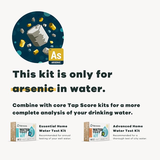 Tap Score Total Arsenic in Water Test Kit | Specialized EPA Certified Drinking - Image 3