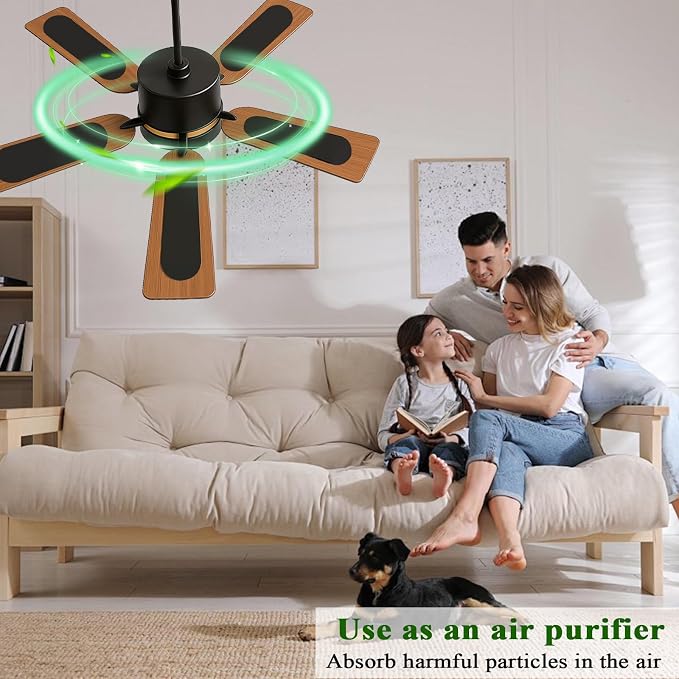 15 Pcs Ceiling Fan Filters for Blades, Fan Air Purifier Pads - Image 4