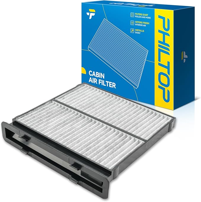 PHILTOP HEPA Cabin Air Filter w/Activated Carbon, Compatible by PHILTOP