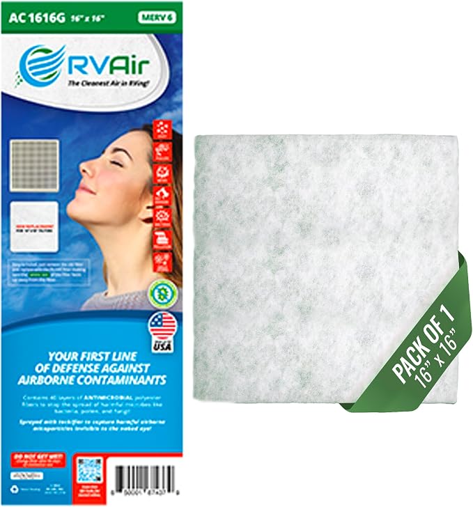 AC Filter - Air Conditioner Replacement Filters - RV Air Cleaner - Camper by RVAair