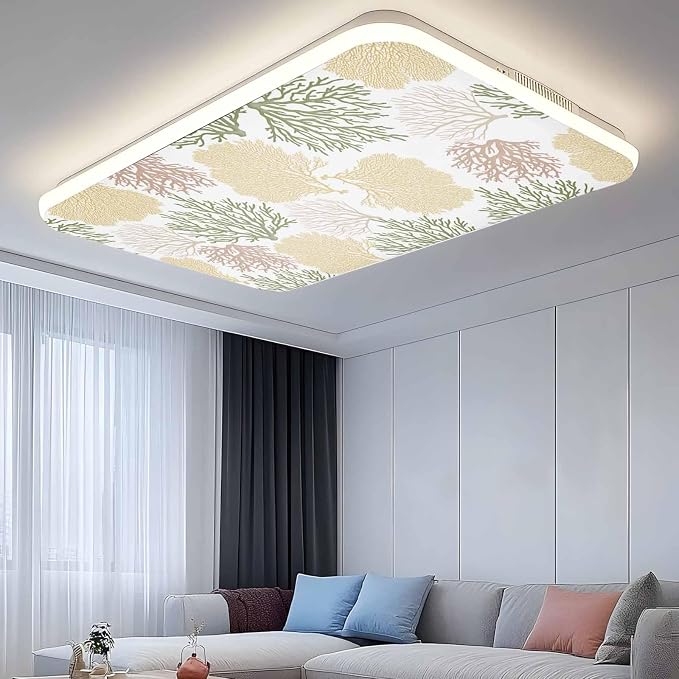 3 Pack Fluorescent Light Cover for Classroom Ceiling Light, Nautical Ocean - Image 9