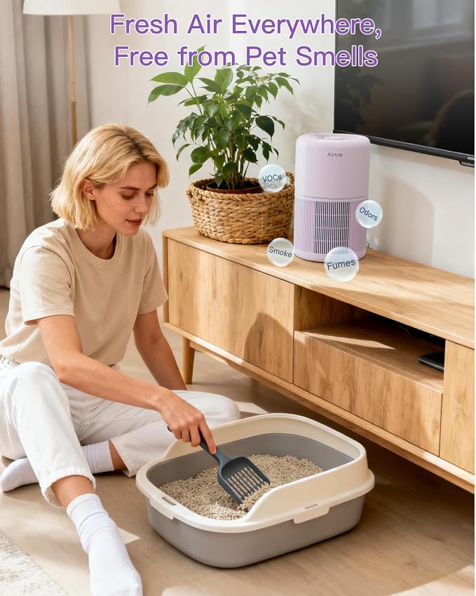 2 Pack Air Purifier for Home Bedroom - Image 2