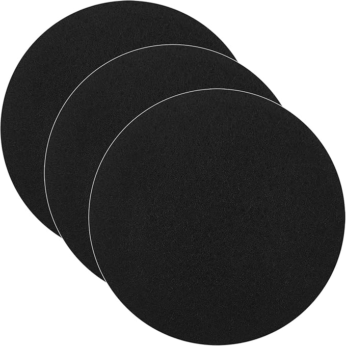 3 Pack Charcoal Filters for Compost Bucket, 6.7inch Compost Filter for by IOUALEY