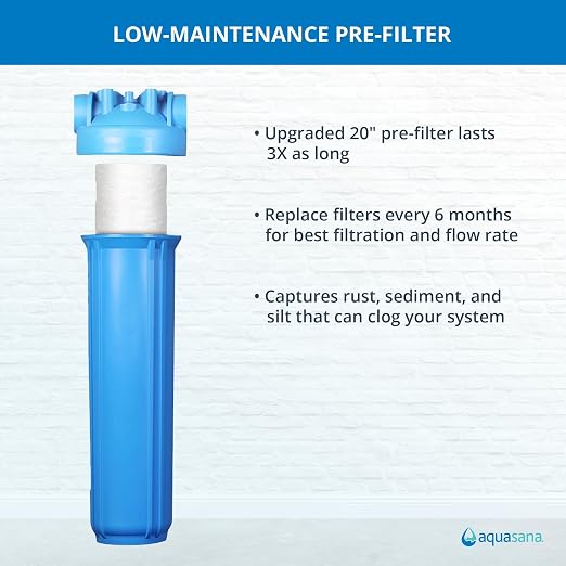 Aquasana Whole House Max Flow Water Filter | 1, 000 Gallons | Salt-Free - Image 4