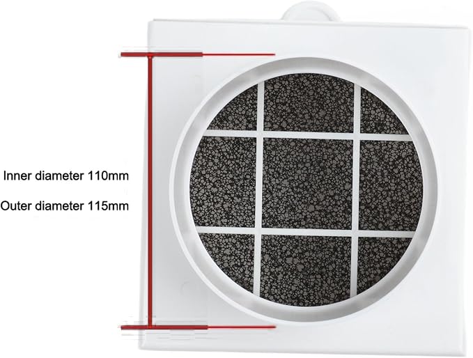 Washable Duct Air Filter For PVC And PE Pipes Reusable Sponge Net Ventilation - Image 4