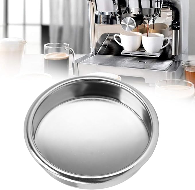 58mm Backflush Inser, Stainless Steel Coffee blind Filter Portable Blind Filter - Image 5