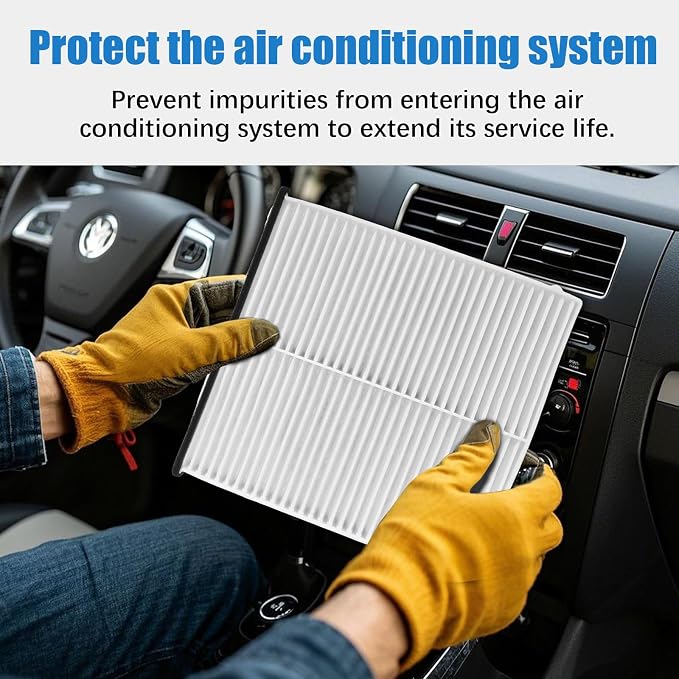 White FD811 Cabin air filter for Mazda 3, Replacement for CF11811, KD45-61-J6X - Image 4