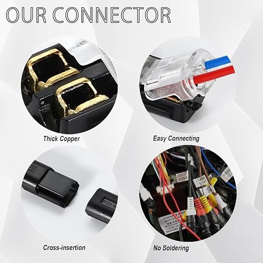 20 Pack Led Strip Lights Connectors, Double Wire Plug-in Connector Led Light - Image 4
