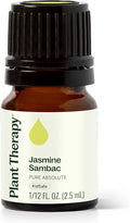 Plant Therapy Jasmine Sambac Absolute Essential Oil 100% Pure, Undiluted, Natural Aromatherapy, Therapeutic Grade 2.5 mL (1/12 oz)