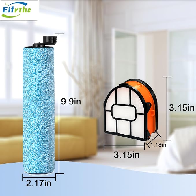WD161 Roller and Filter for fit Shark HydroVac MessMaster Wet Dry WD161 WD261 - Image 9