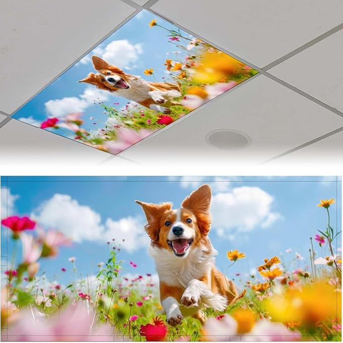 2PCS Cute Dog Magnetic Fluorescent Light Covers - Image 8
