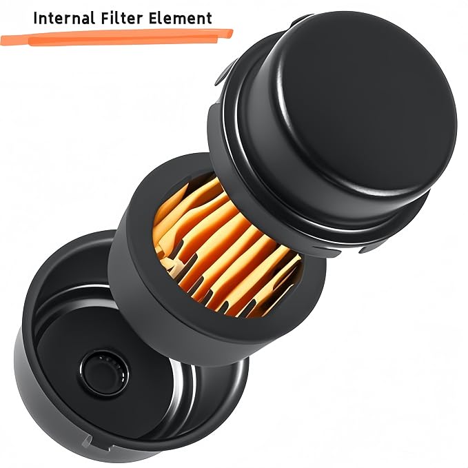 3/4"Thread Air Compressor Silencer Filter, 20mm Metal Air Compressor Intake - Image 2