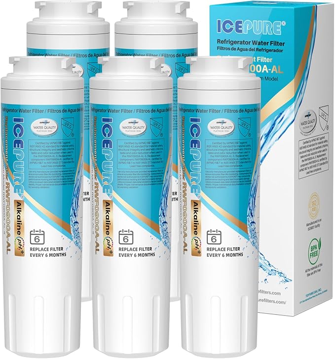 ICEPURE Alkaline UKF8001 Refrigerator Water Filter Replacement by ICEPURE