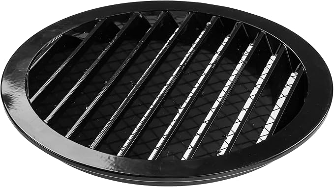 Repa Market 10" Inch Aluminum Black Soffit Air Vent Cover - Image 6