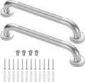 2 Pack 16 Inch Grab Bars for Bathtubs and Showers, Anti Slip Shower Grab Bars Stainless Steel Shower Handle Toilet Handicap Elderly Senior Assist Bathroom Saft Handle