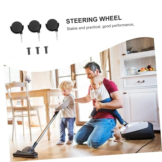 Alipis 3pcs Rotatable Caster Wheels - Image 5