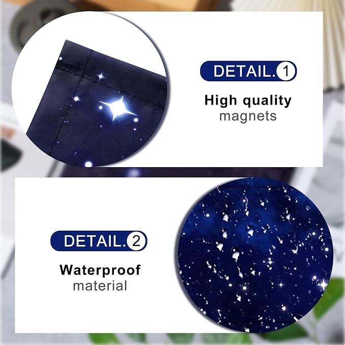8 Pcs 1 x 4 Feet Fluorescent Lights Covers Magnetic Ceiling Light Cover - Image 3