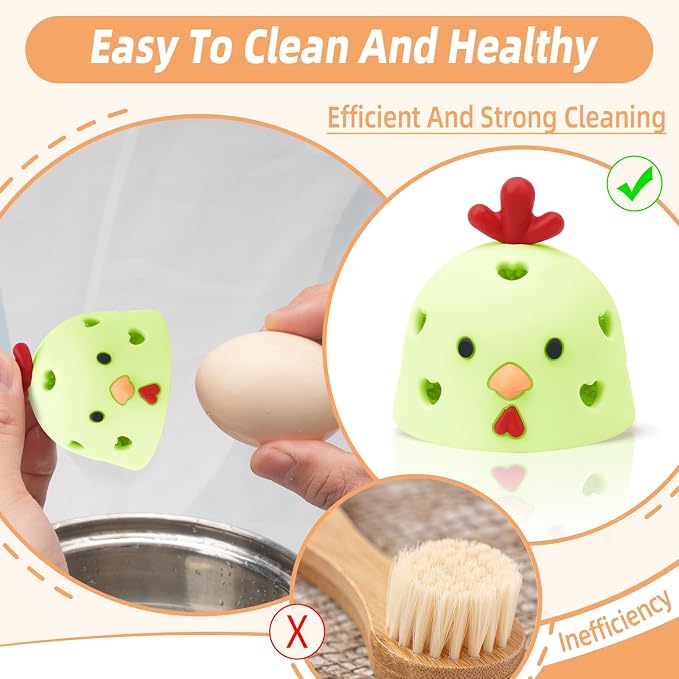 Silicone Egg Brush Cleaner, Egg Washer - Image 6