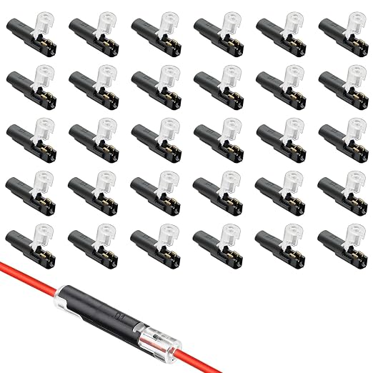 Single Wire Plug-in Connector, 30 Pack, 18-22 AWG, by Unknown