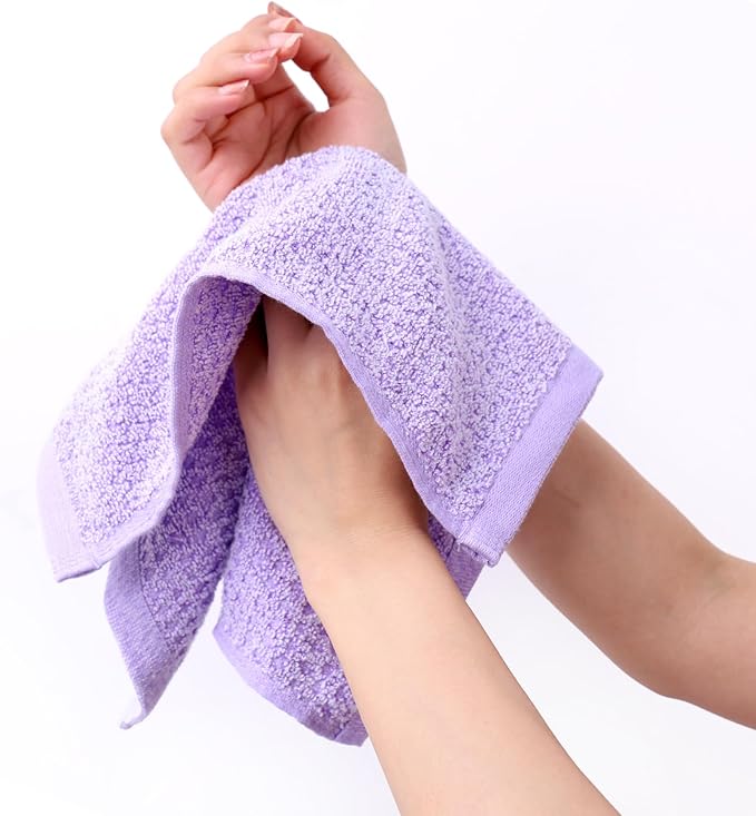 Everplush Diamond Collection 6-Piece Bath Sheet Set, Soft Plush Jacquard Luxury Bath Towels,Highly Absorbent & Fast-Drying Luxury Towels Sets for Bathroom,Shower, or Spa (Lavender, Bath Sheet 6PK)