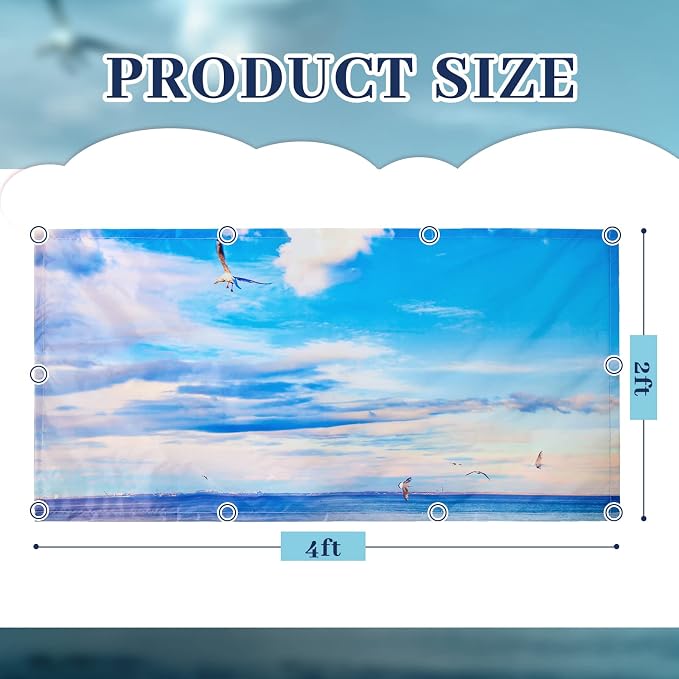 Hortsun 4 Pack Fluorescent Light Covers 4 x 2 Feet Magnetic Light Cover - Image 2