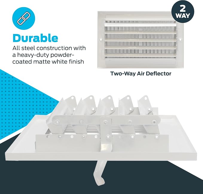 EZ-FLO 12 x 4 Inch Air Vent Cover - Image 5