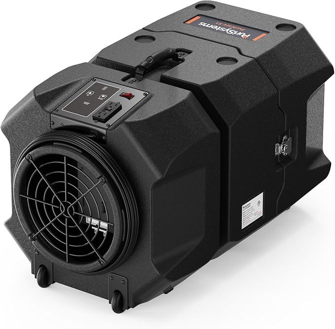 PURISYSTEMS 900 CFM Air Scrubber Commercial, Portable Industrial Air Purifier by PURISYSTEMS