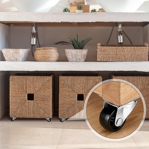 Maitys 24 Pcs 1" Swivel Profile Casters Wheels - Image 3