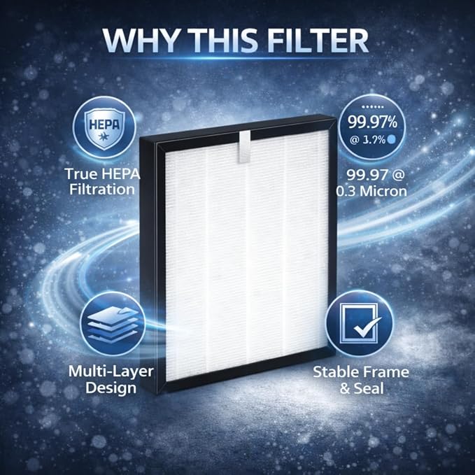 Nispira TZ-K2-A Replacement HEPA Filter Compatible - Image 6
