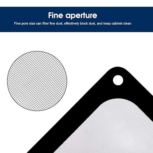 PC Cooler Fan Filter, 120 x 120mm PVC Magnetic Computer Mesh Frame Nylon Dust - Image 4