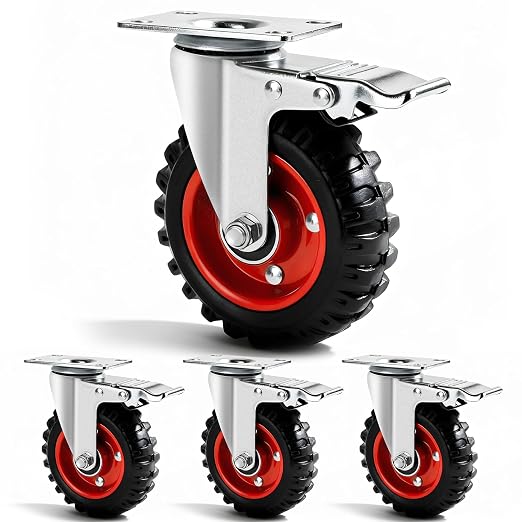 5 Inch Caster Wheels Heavy Duty by Unknown