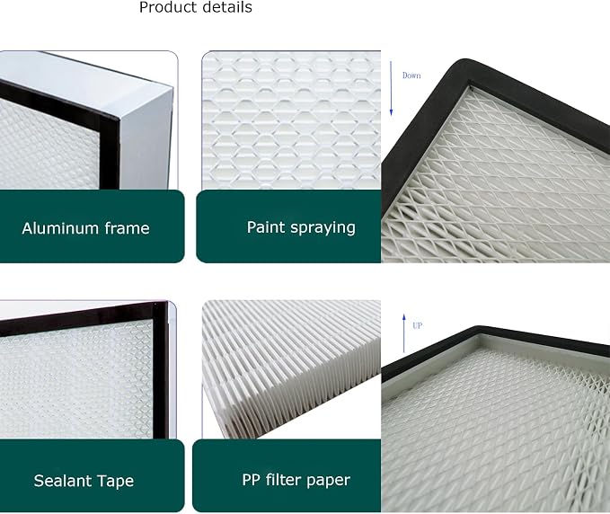 22.44''*22.44''*3.15'' HEPA Filter of The Dust Free Room High Efficiency Filter - Image 5
