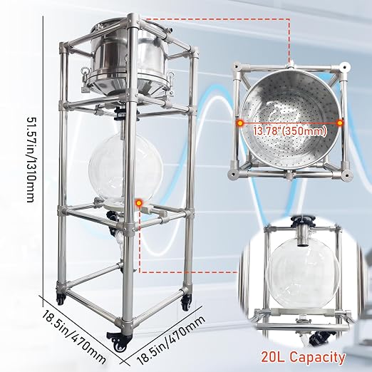 INTSUPERMAI 20L Buchner Funnel Filtering Kit, - Image 2
