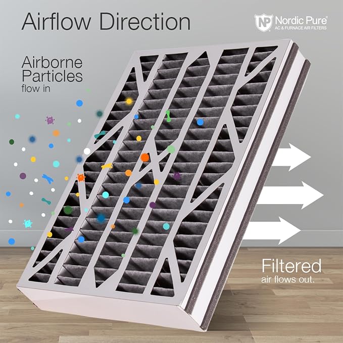 Nordic Pure Air Bear Cub 16x25x3 Air Filter Replacement MERV 13 Plus Carbon 3 - Image 8