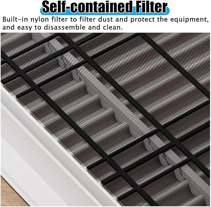 Access Panel for Drywall with Removable Aluminum Air Vent Cover & Filter - Image 4