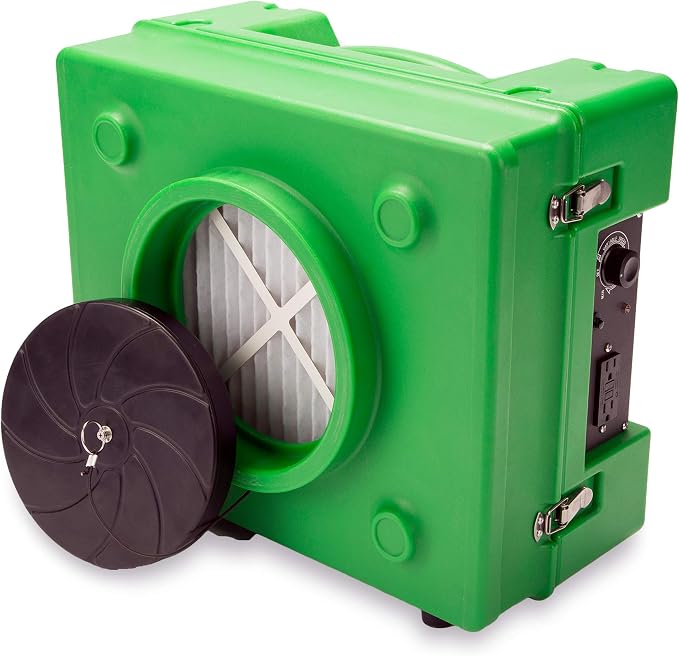 B-Air BA-RA-650-GN 1/3 HP 2.5 Amp HEPA Air Purifier Scrubber by B-Air