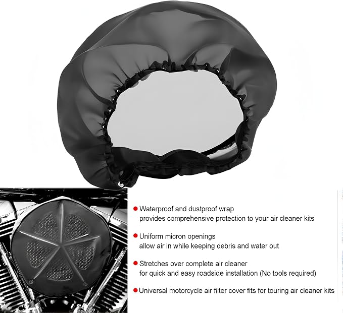 Waterproof Air Filter Rain Sock Dustproof Protective Cover - Image 2