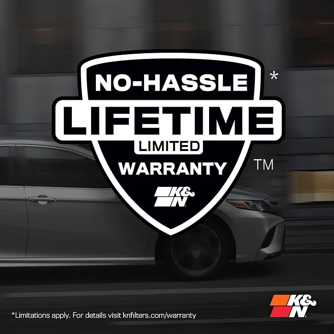 K&N High-Flow Original Lifetime Engine Air Filter: Increase Power: Premium - Image 9