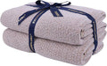 Everplush Diamond Collection Oversized Bath Towel – 2 Pieces, Super Soft & Highly Absorbent, Quick-Drying & Extra Large. Perfect for Bathroom, Pool, Swimming Use.(Brown, 30" x 56" 2PK)