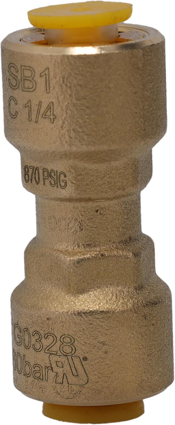 Supplying Demand SB1 1/4 Inch Quick Connect HVAC Brass Coupler Fitting - Image 8