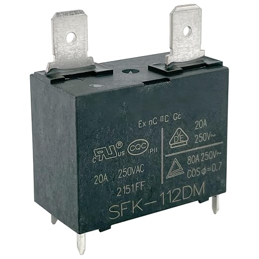 SFK-112DM Relay 12VDC 20A 250VAC 4-Pin Power Relay Compatible - Image 4