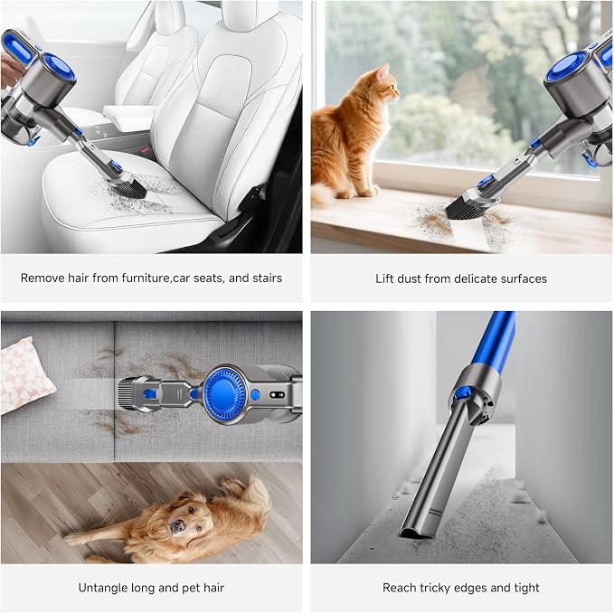 Cordless Vacuum Cleaner for Home, Powerful Stick Vacuum - Image 7