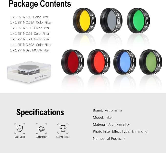 Astromania Telescope Filter Set - Image 7